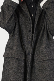 loose coat wn black