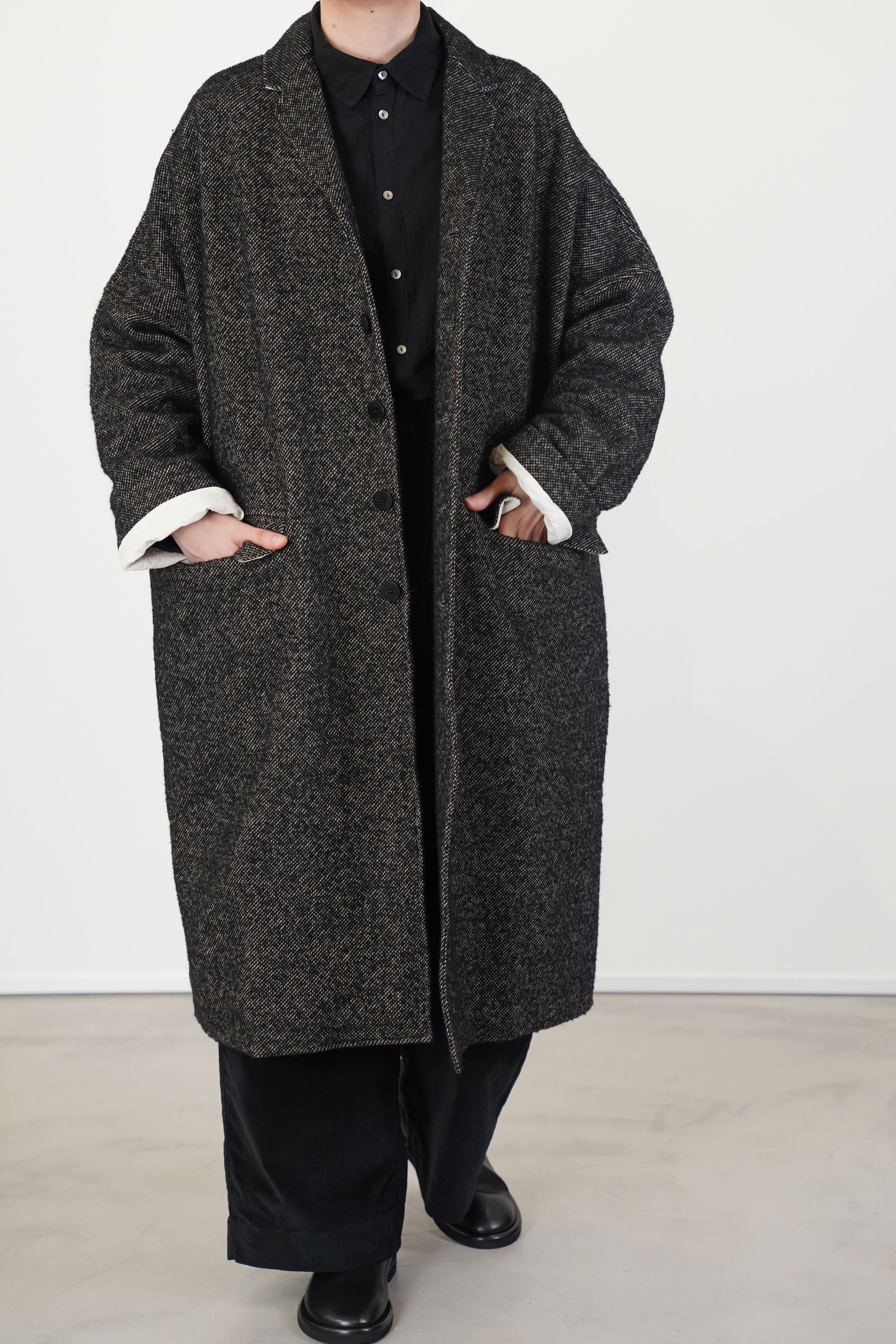 loose coat wn black