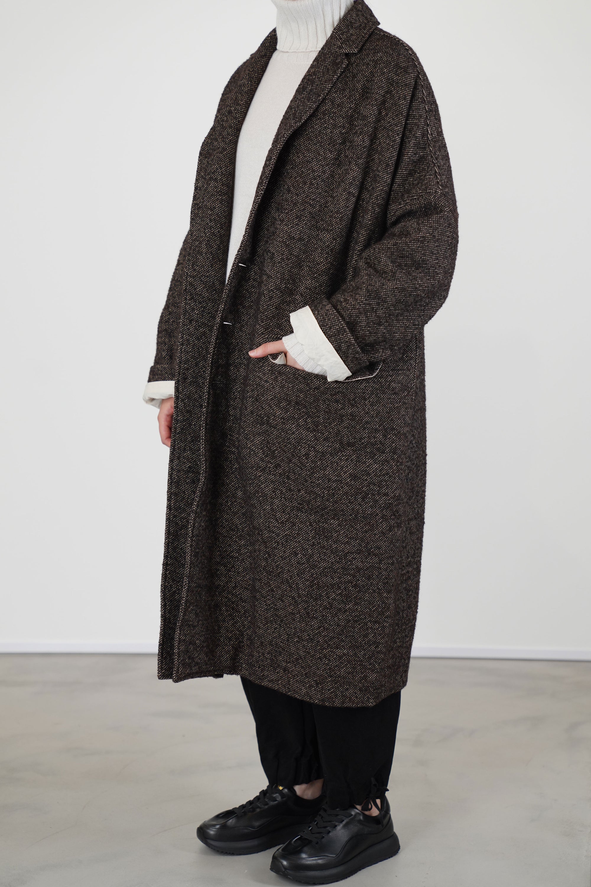loose coat wn brown