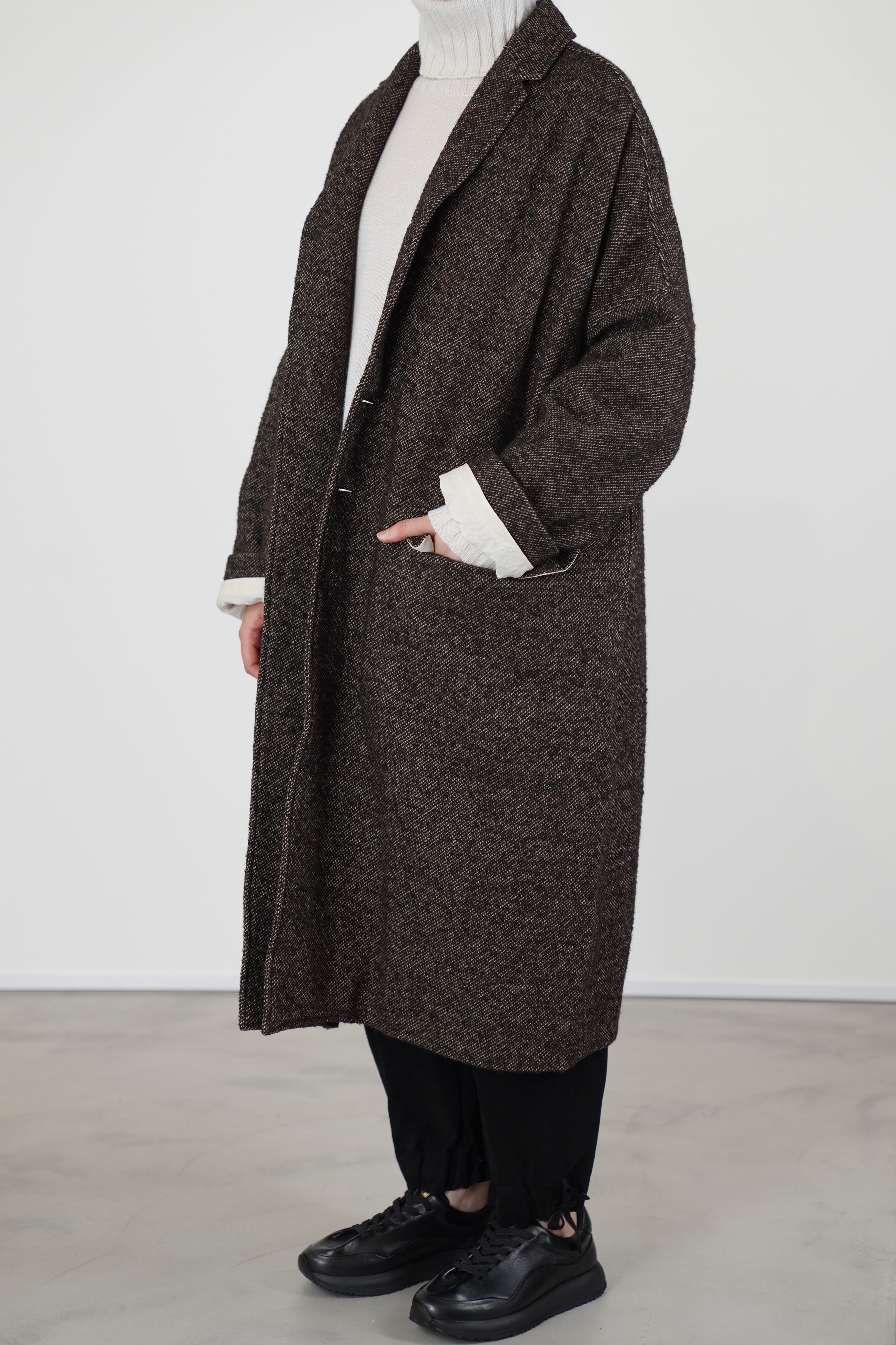 loose coat wn brown