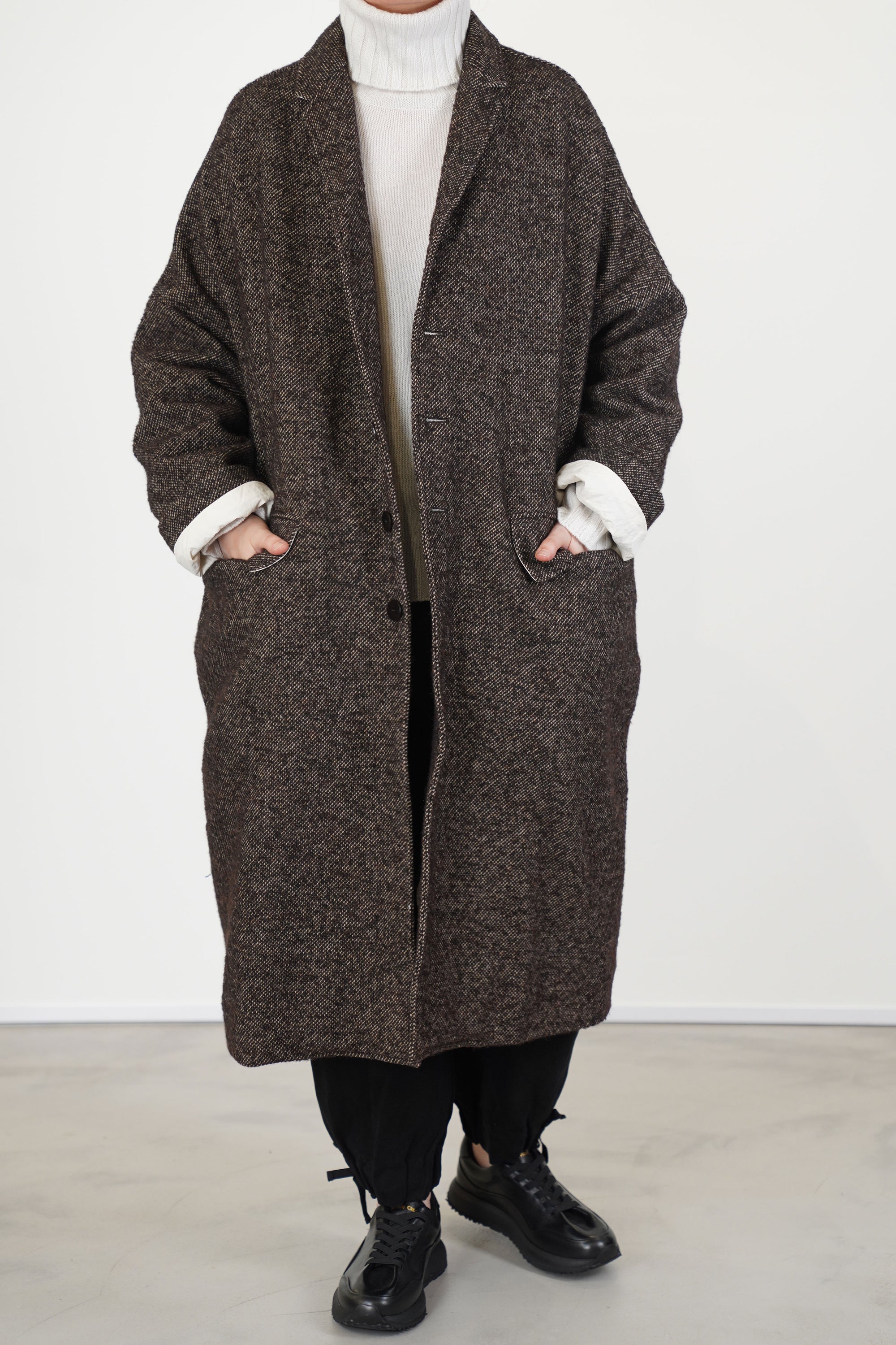 loose coat wn brown