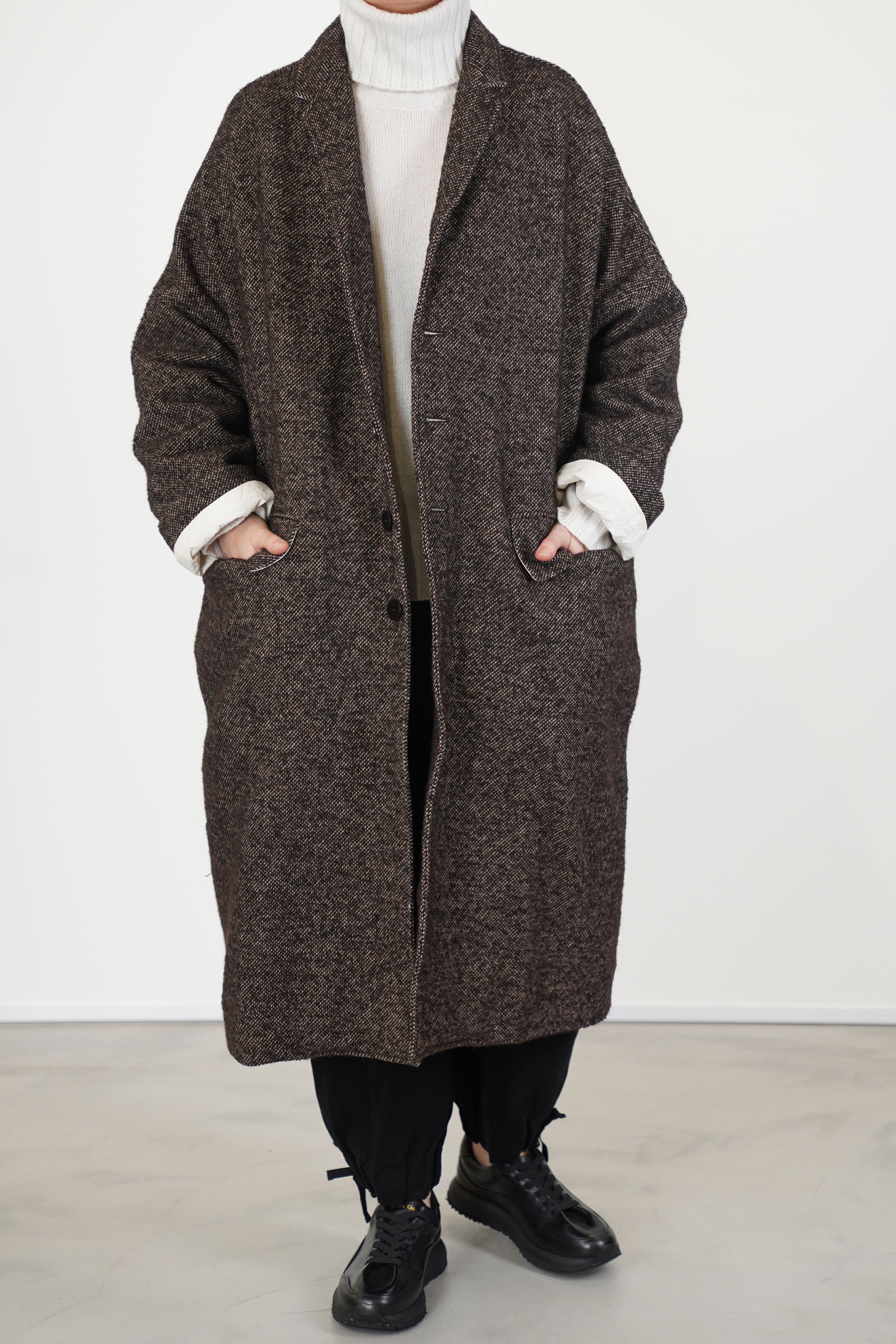 loose coat wn brown