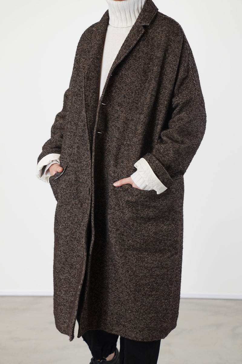 loose coat wn brown