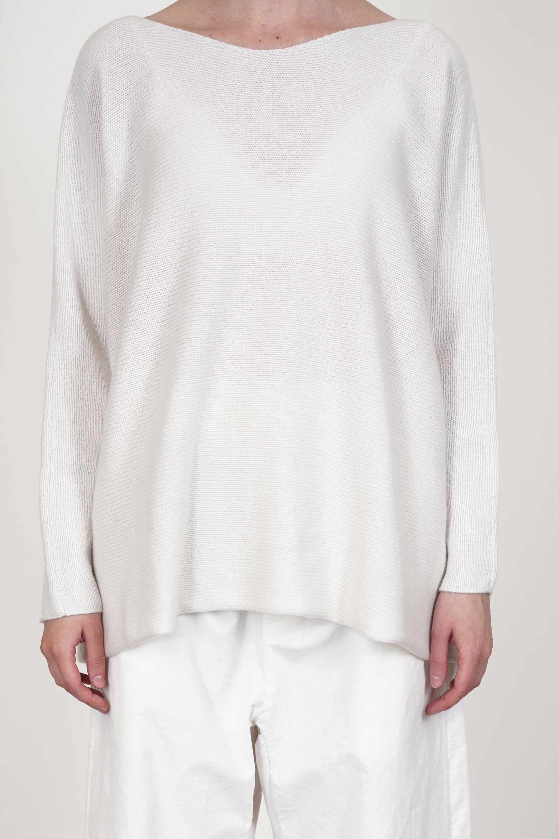 oversized boatneck sweater cashmere oatmeal