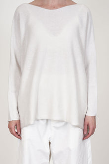 oversized boatneck sweater cashmere oatmeal
