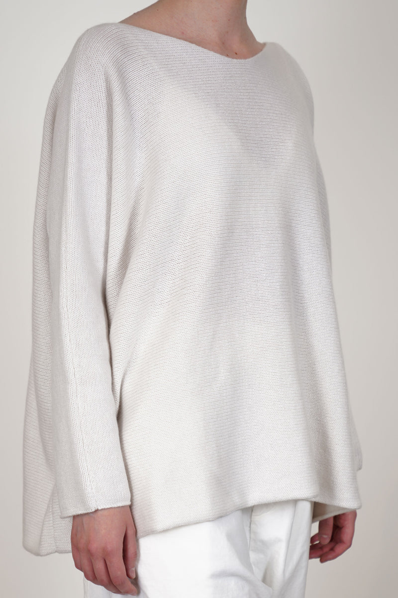 oversized boatneck sweater cashmere oatmeal