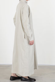 shirt dress v velvet oatmeal