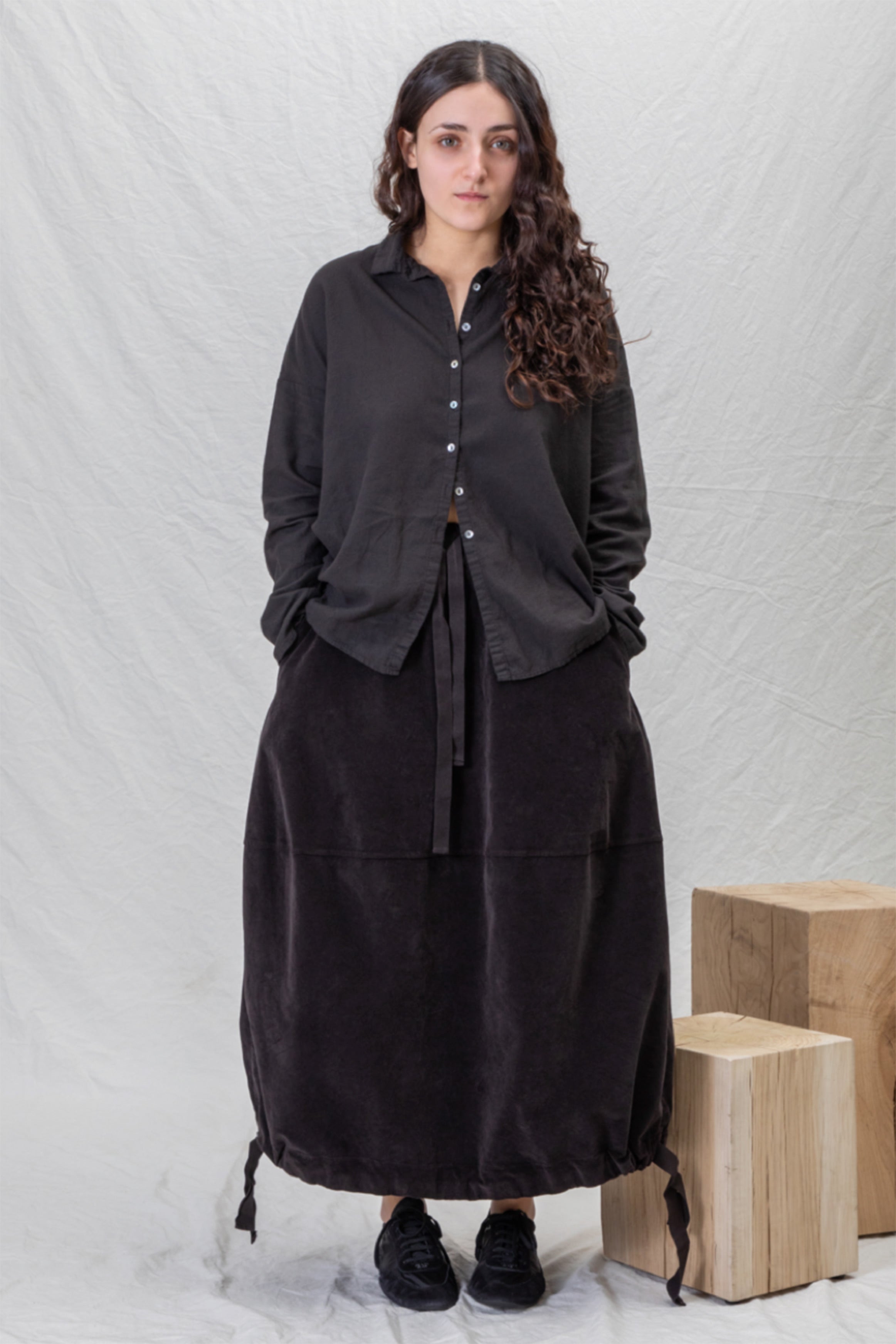 short collar shirt lwc brown