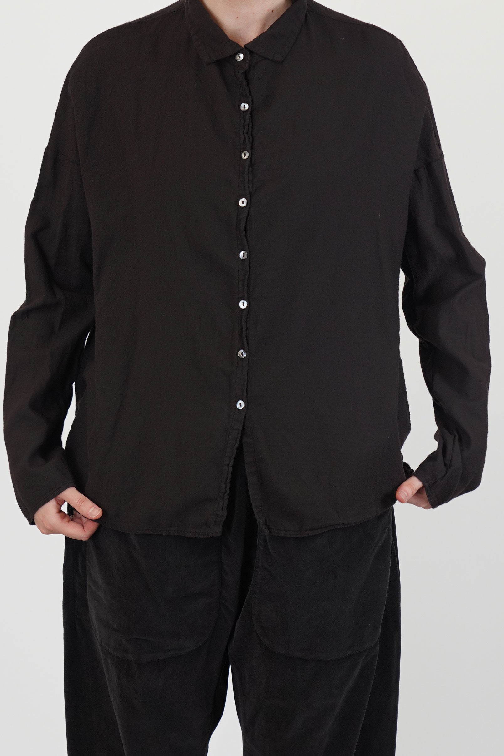 short collar shirt lwc brown