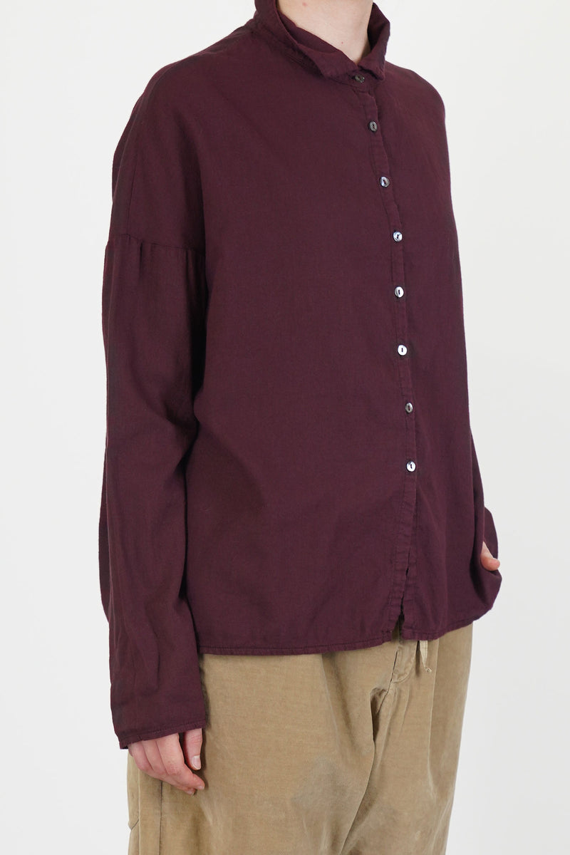 short collar shirt lwc wine