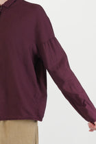 short collar shirt lwc wine