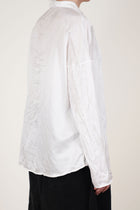 short collar shirt sc silk cotton milk