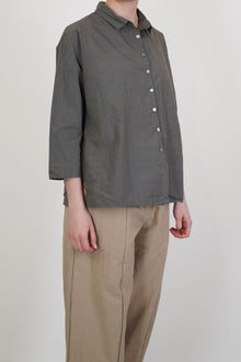 short collar shirt tc anthracite