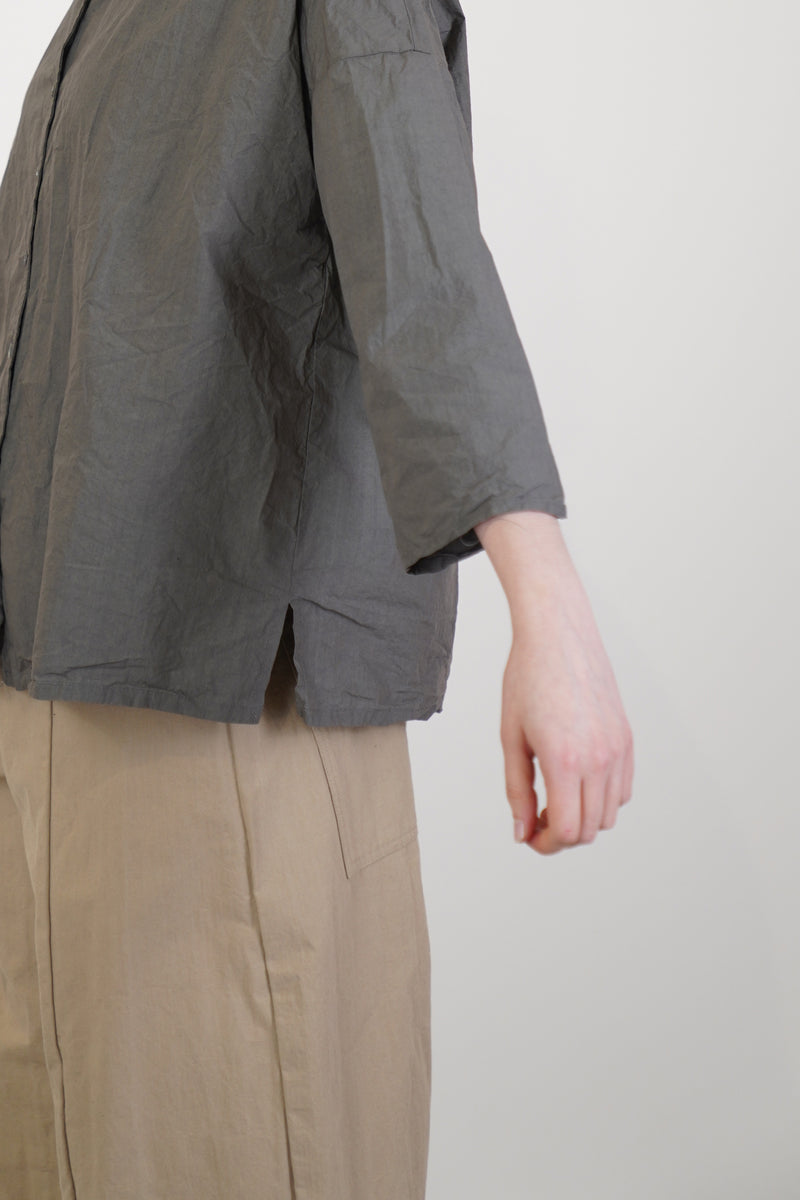 short collar shirt tc anthracite