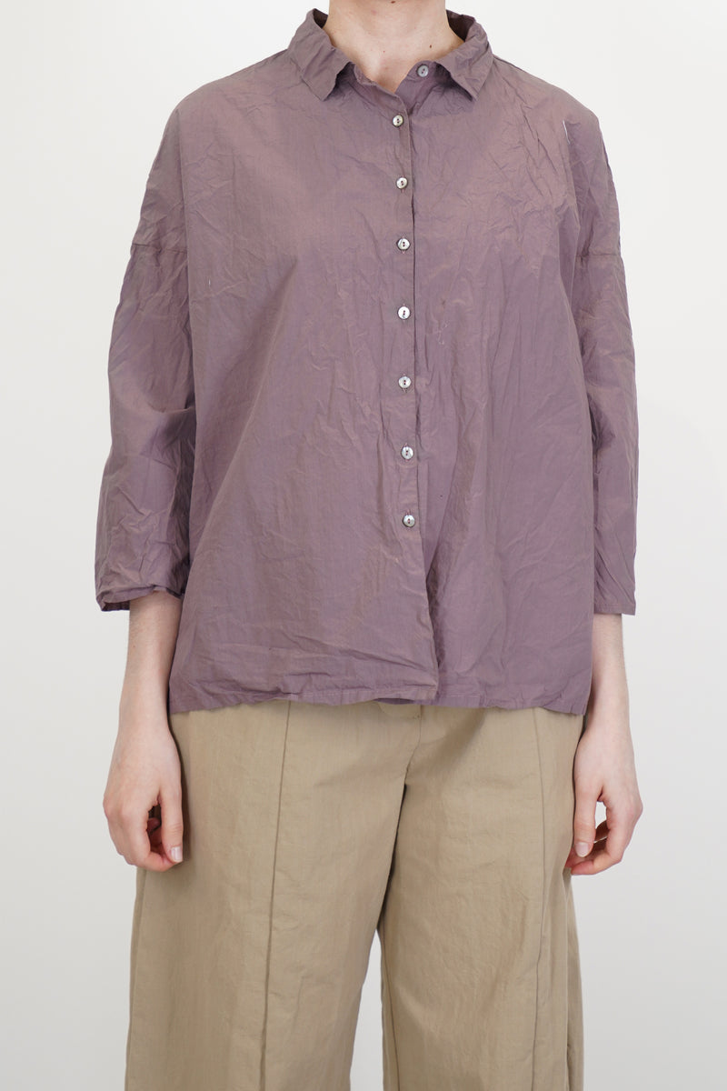 short collar shirt tc mauve