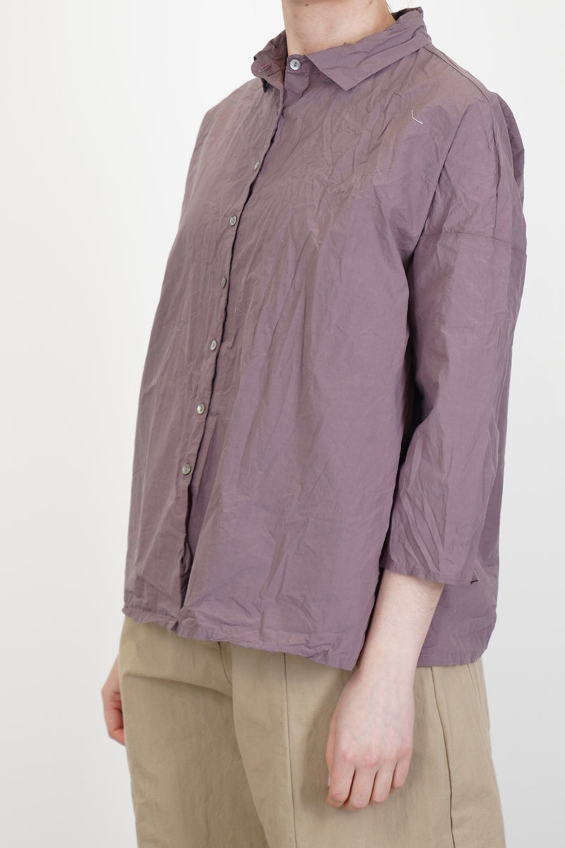 short collar shirt tc mauve