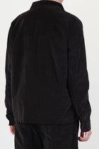short collar shirt v brown