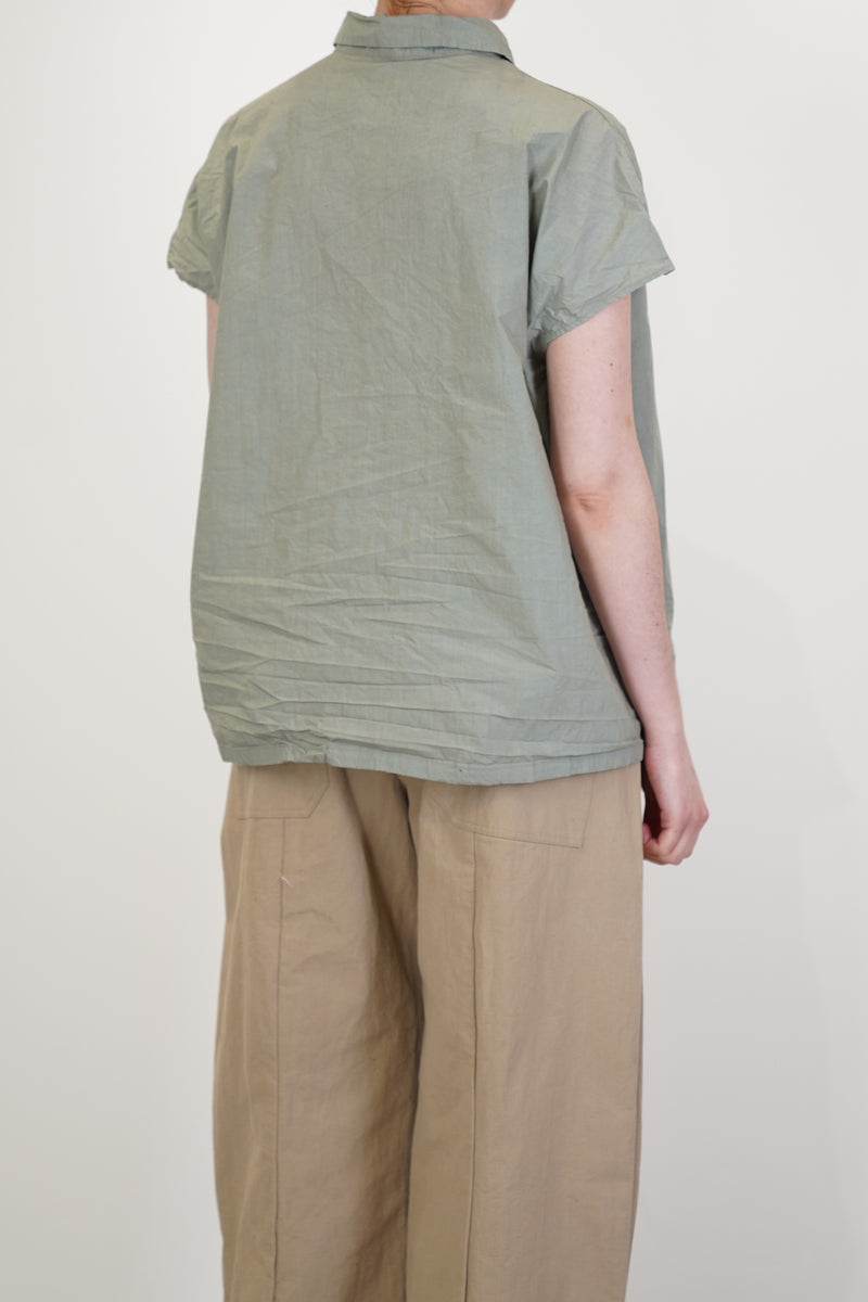 short sleeveless shirt tc sage