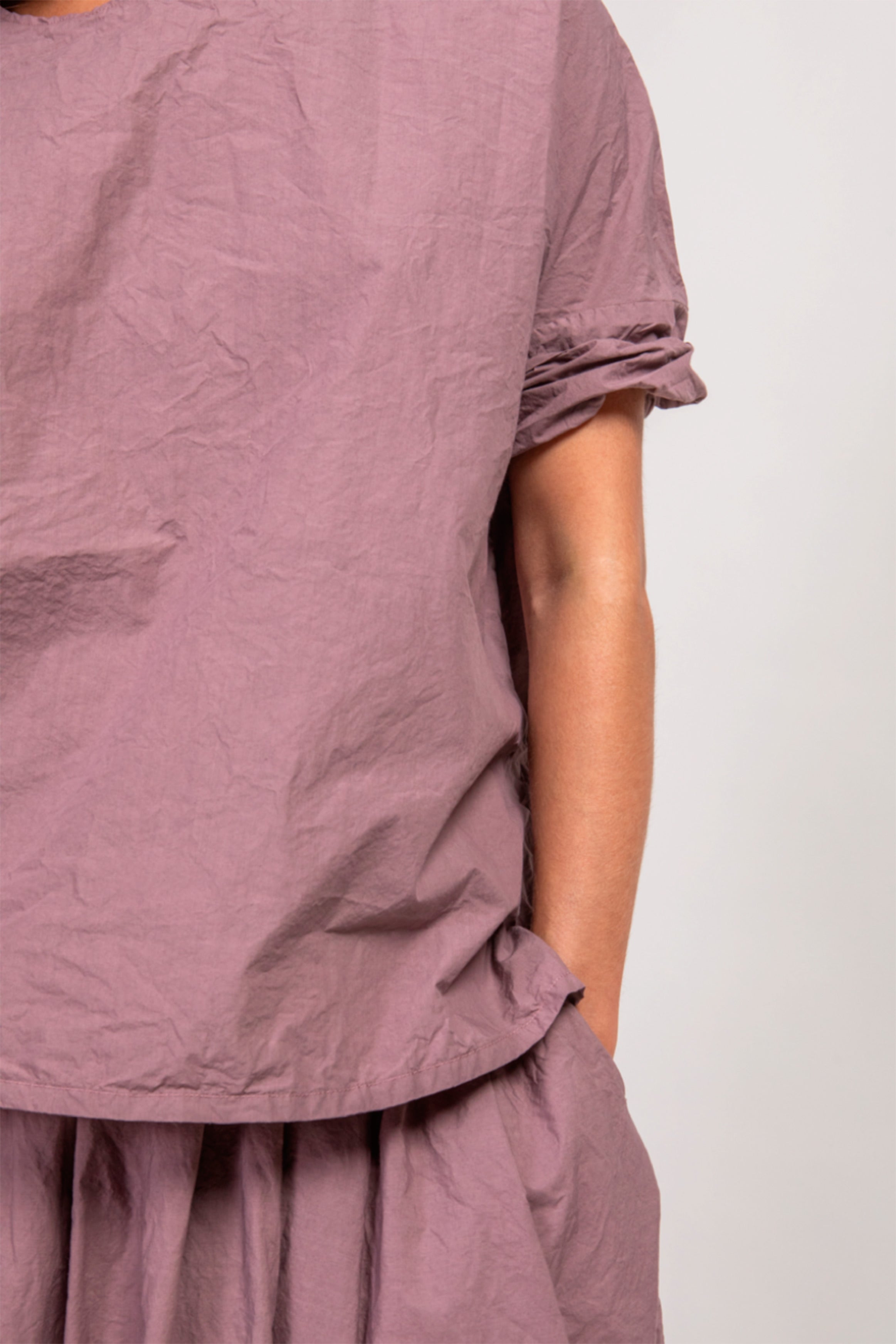 album di famiglia simple t-shirt tc mauve | carrousel the store