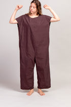 sleeveless jumpsuit tc grape