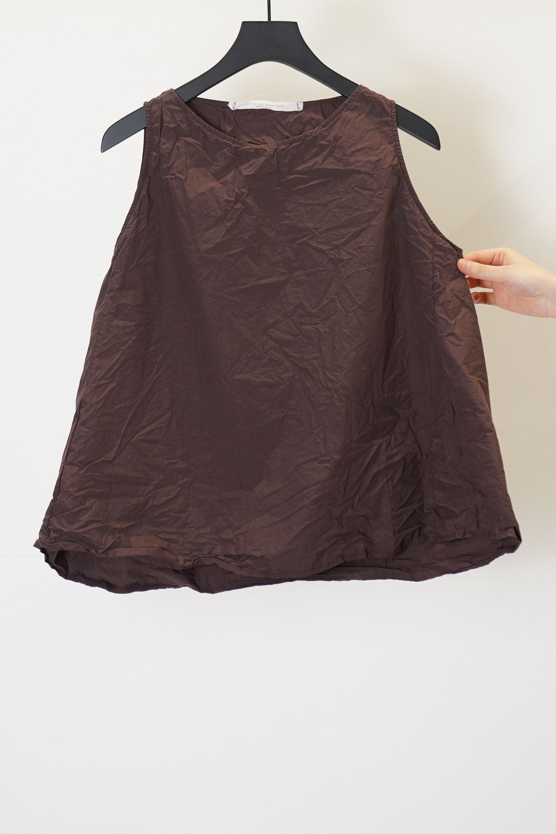 sleeveless top tc grape