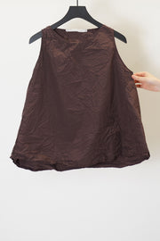 sleeveless top tc grape