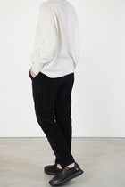 slim trousers v black