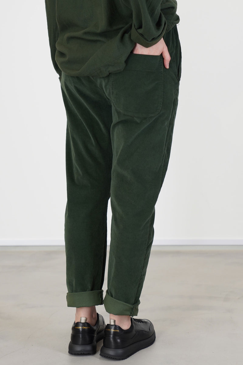 slim trousers v forest