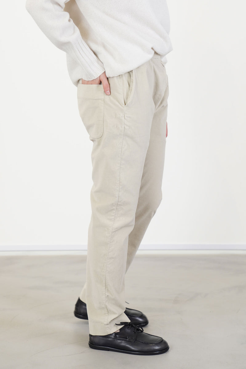 slim trousers v oatmeal