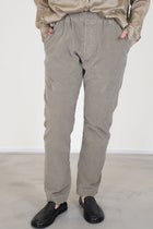 slim trousers velvet marron glace