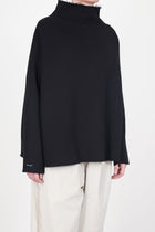 soft high neck f black