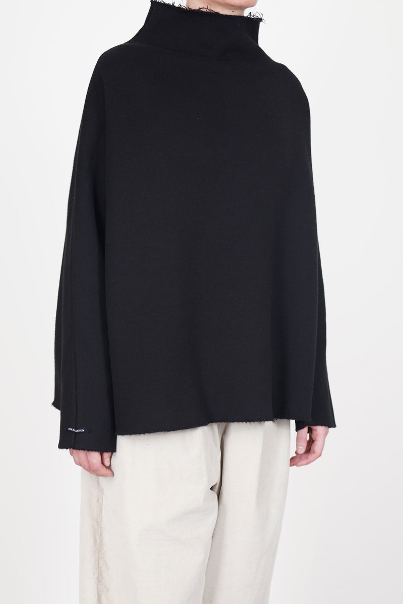 soft high neck f black