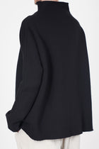 soft high neck f black
