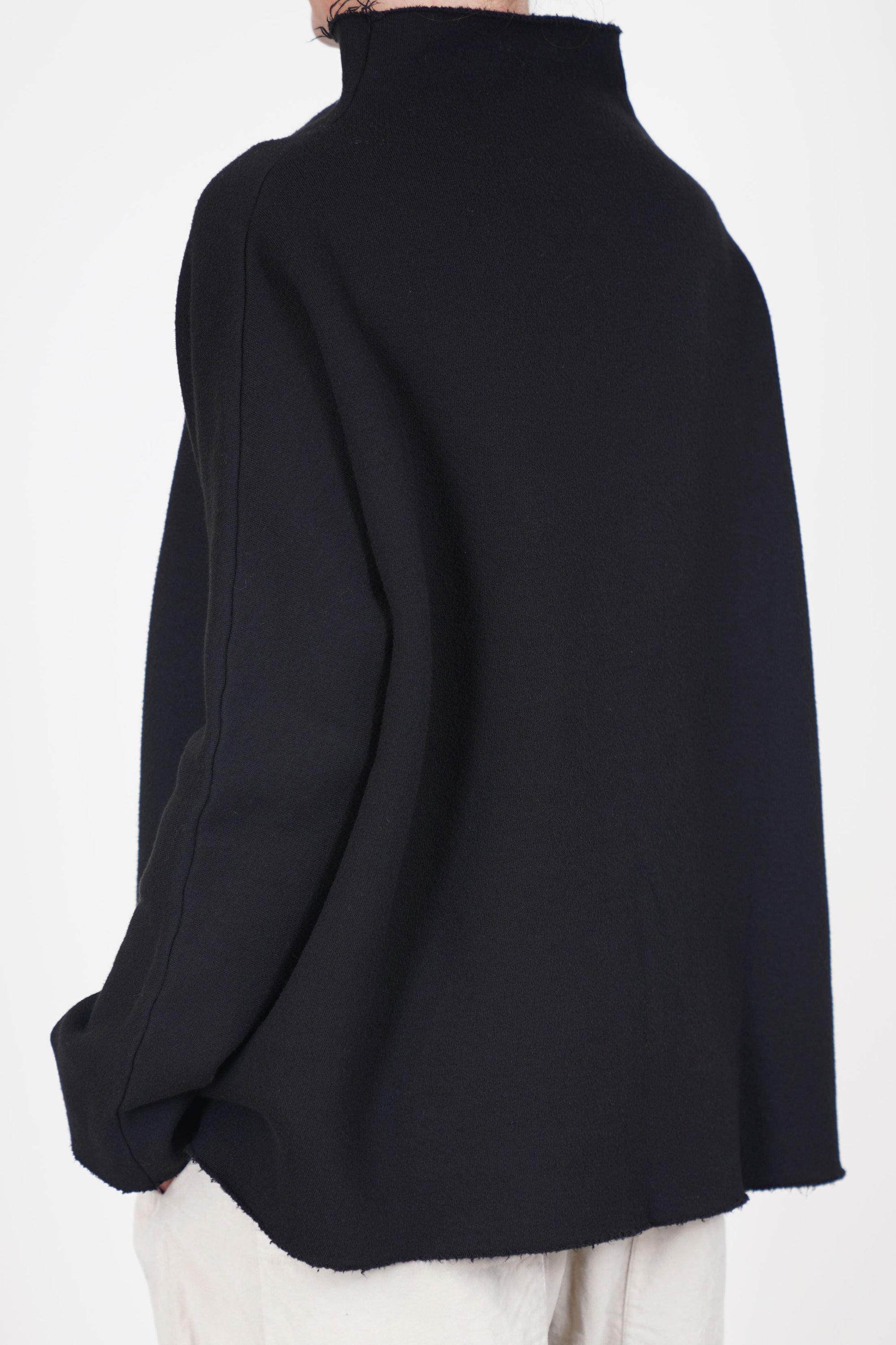soft high neck f black