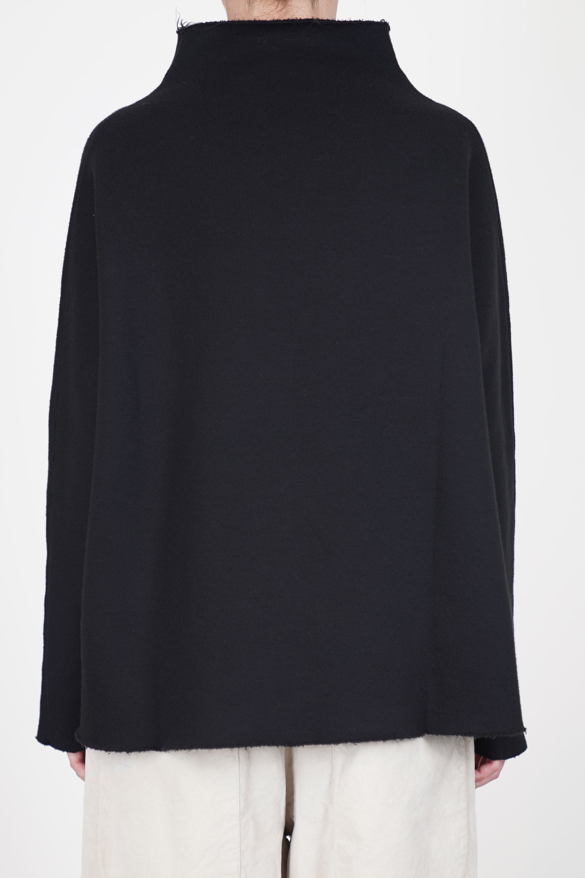 soft high neck f black