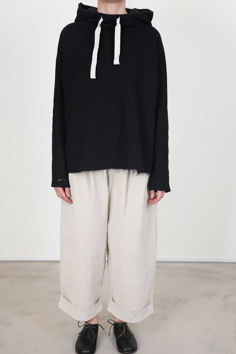 soft hoodie f black
