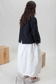 soft loose blazer c black