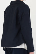 soft loose blazer c navy