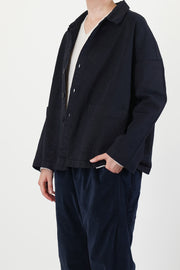soft loose blazer c navy