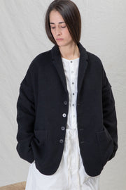 soft unisex blazer c black