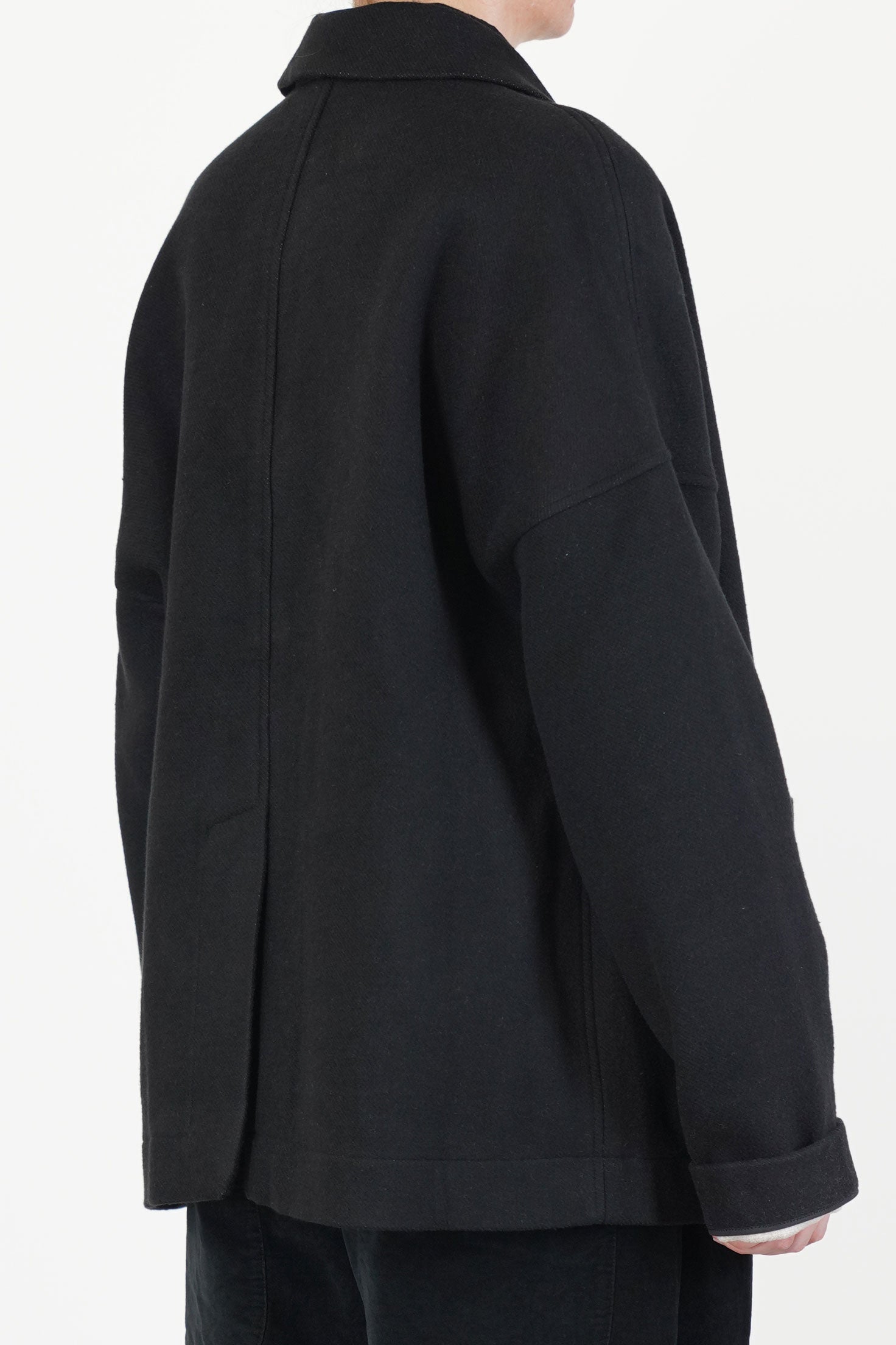 soft unisex blazer c black