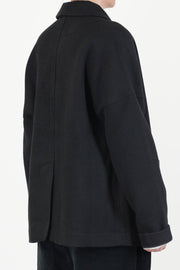 soft unisex blazer c black