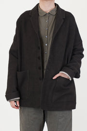 soft unisex blazer c brown