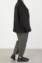 soft unisex blazer c brown