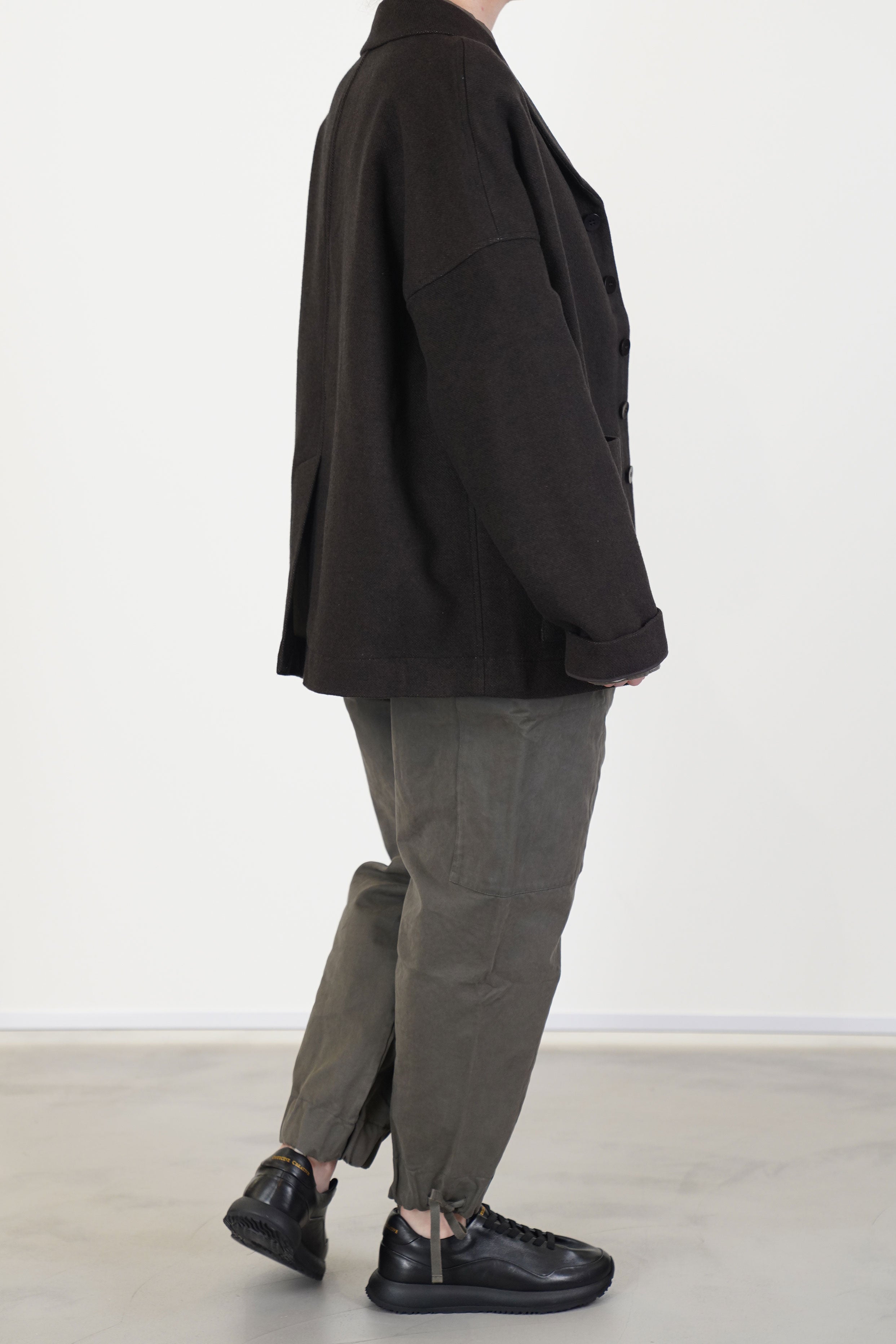 soft unisex blazer c brown
