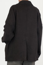 soft unisex blazer c brown