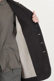 soft unisex blazer c brown