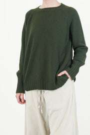 sweater girocollo raglan ws cashmere forest