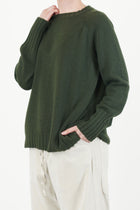 sweater girocollo raglan ws cashmere forest
