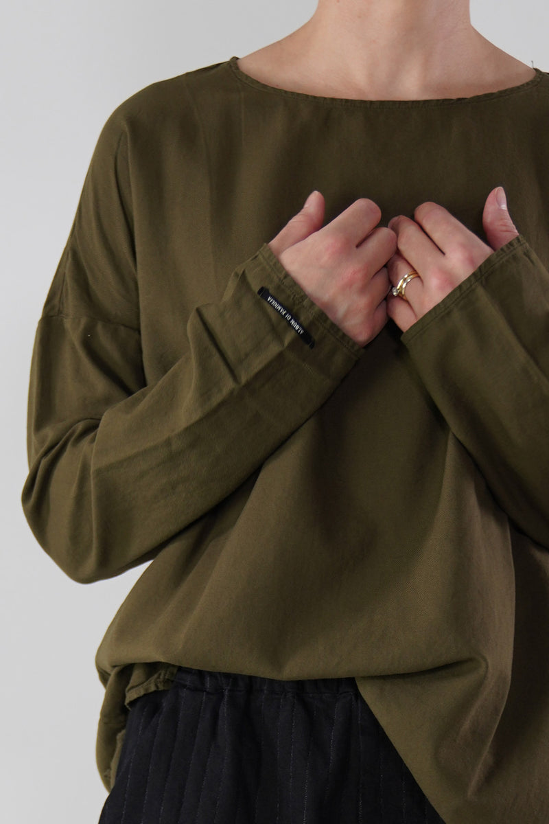 t-shirt tvc olive